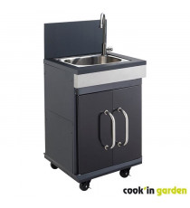 Module évier - COOK'IN GARDEN - Fidgi - Intégrable aux bbq Fidgi 3&4 - Crédence - Evier et robinet inox