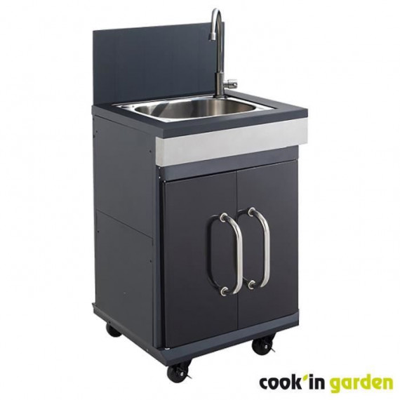 Module évier - COOK'IN GARDEN - Fidgi - Intégrable aux bbq Fidgi 3&4 - Crédence - Evier et robinet inox