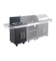 Module évier - COOK'IN GARDEN - Fidgi - Intégrable aux bbq Fidgi 3&4 - Crédence - Evier et robinet inox