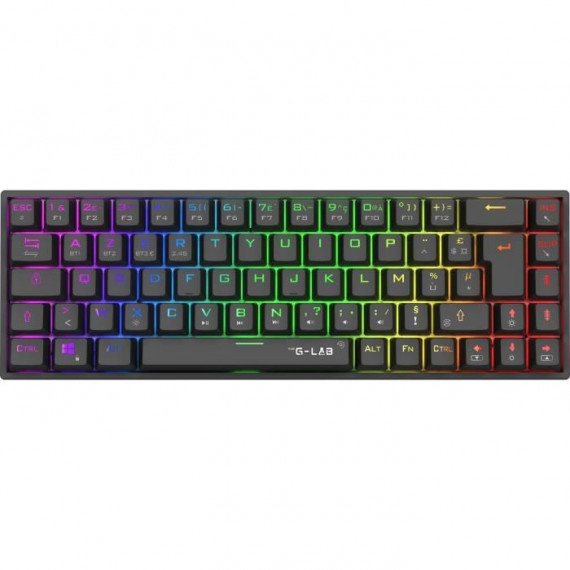 Clavier Gamer Triple Mode - The G-Lab - KEYZ TITAN - Mécanique (Switch Rouge) - Sans Fil - RGB