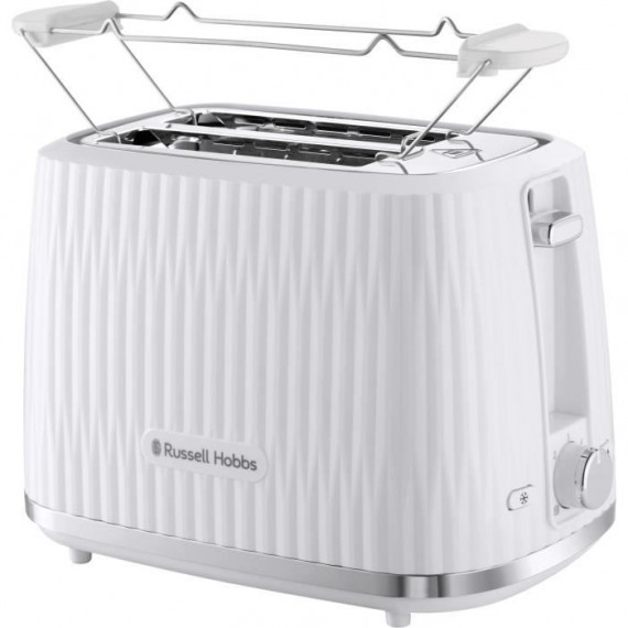 Grille-pain - RUSSELL HOBBS - EDEN - 800 W - 2 fentes - Blanc