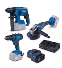 Combot kit 5 outils : c-dd45-x + bc-ag125-x + sdbc4.5A + 2 x sbp4.0 + bc-rhd230-x