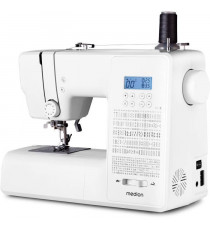 Machine a Coudre Numérique - MEDION - SD 36 - 38W - 270 Points - 700 tr/min - LED - Blanc