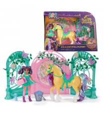 SPIN MASTER PLAYSET MINI POUPEE AVA ET LEAF COLOR REVEAL Unicorn Academy