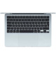Apple - 13,6 MacBook Air M4 (2025) - RAM 16Go - Stockage 256Go - CPU 10 coeurs - GPU 8 coeurs - Bleu ciel