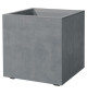Pot de fleur Cube - DEROMA - Millennium R - Ashgrey - A réserve d'eau - 39 cm