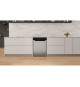Lave-vaisselle WHIRLPOOL WFC3C34X - 14 couverts - Induction - L60cm - 44 dBA - Inox