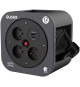 Enrouleur - QUARX - S-Box - 12m, 3 prises 16A, USB Type A et C