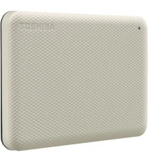 TOSHIBA Disque dur externe - Canvio Advance - 2,5 - 4 To - Port USB 3.2 - Blanc - Logiciels de sécurité et sauvegarde inclus