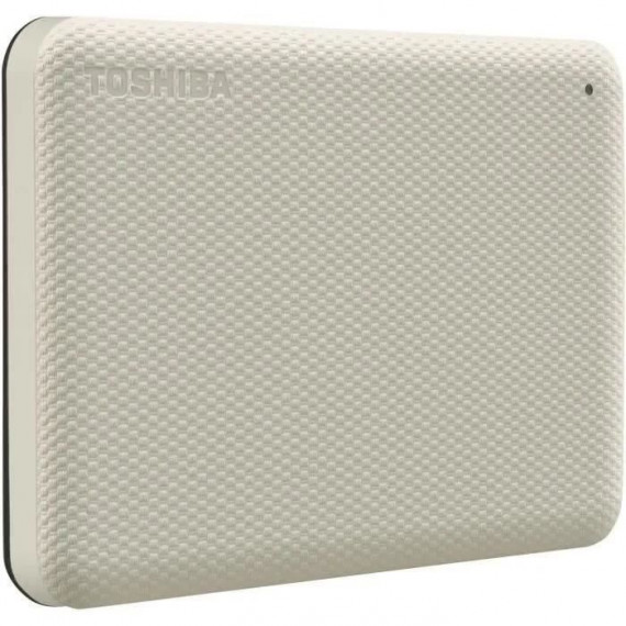 TOSHIBA Disque dur externe - Canvio Advance - 2,5 - 4 To - Port USB 3.2 - Blanc - Logiciels de sécurité et sauvegarde inclus