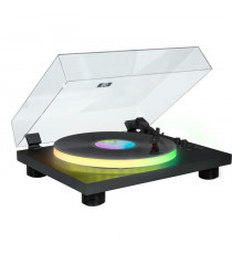 Tourne-disques - BIGBEN INTERACTIVE - Plateau lumineux - Entraînement par courroie - Bluetooth - Effets lumineux