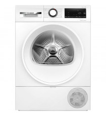 Seche-linge pompe a chaleur BOSCH WQG1420DFR SER6 - 9 kg - Induction - L60cm - Classe A++ - Blanc