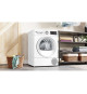 Seche-linge pompe a chaleur BOSCH WQG1420DFR SER6 - 9 kg - Induction - L60cm - Classe A++ - Blanc