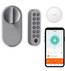 Kit serrure de porte d'entrée - KONYKS - Lockin G30 Pro - Digicode et hub inclus