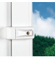 Verrou - ABUS - 3010 W KD EK - Solution universelle pour fenetres et portes - Penes massifs - Montage discret