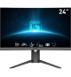 Ecran PC Gaming Incurvé - MSI - G24C6P E2 - 24 - Dalle VA - FHD - 1ms - 180 Hz - DP / HDMI