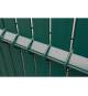 Kit lamelles brise-vue - VERT - Pour panneau de clôture rigide - Occultant 4/5 - 1,225 x 2,50 m - Vert