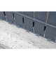 Kit lamelles brise-vue - NATURE - Pour panneau de clôture rigide - Occultant 4/5 - 1,025 x 2,50 m - Anthracite