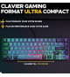 Pack Gamer 2 en 1 - THE G-LAB - COMBO HYDRO - Souris filaire - Clavier filaire - Gris/Noir - RGB