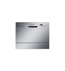 Occasion - très bon état. Lave-vaisselle compact pose libre BRANDT DFC6519S - 6 couverts - L55cm - 49dB - Inox