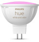 Ampoule connectée - PHILIPS HUE - MR16 - Lumiere blanche et colorée - Compatible bluetooth - Fonctionne avec App et voix