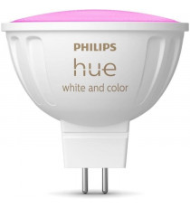 Ampoule connectée - PHILIPS HUE - MR16 - Lumiere blanche et colorée - Compatible bluetooth - Lot de 2 - Fonctionne avec app e…
