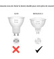 Ampoule connectée - PHILIPS HUE - MR16 - Lumiere blanche et colorée - Compatible bluetooth - Lot de 2 - Fonctionne avec app e…