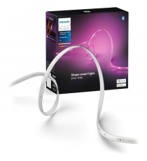 Kit de base ruban LED - PHILIPS HUE - Lightstrip 5 metres Smart LED pour l'intérieur - Lumiere blanche et colorée