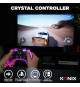 Konix - Manette sans fil Crystal Nintendo Switch, Switch OLED, PC et PS4