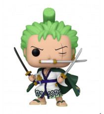 Figurine Funko Pop! Animation: One Piece - Roronoa Zoro - Figurine POP! One Piece, modele Roronoa Zoro de 9 cm