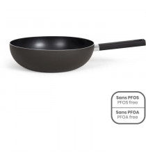 Premier Chef - Wok 32 cm - LIVOO - MEP156N - Antiadhésif sans PFOA ni PFOS - Manche silicone - Tous feux dont induction