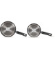 Set de 2 casseroles - LIVOO - MEP154N - Antiadhésif sans PFOA ni PFOS - Manche silicone - Tous feux dont induction