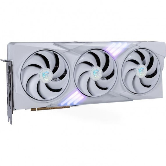 Carte graphique - MSI - GeForce RTX 5080 Gaming Trio OC White - 16 Go - GDDR7 - PCIe Gen 5