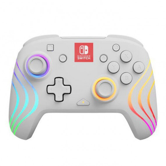 Manette de jeu - PDP - Afterglow Wave - Éclairage RVB - 2100 mAh - Nintendo Switch