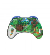 PDP - Minecraft Manette sans fil Realmz pour Nintendo Switch et Switch OLED - Forest Biome - Transparent
