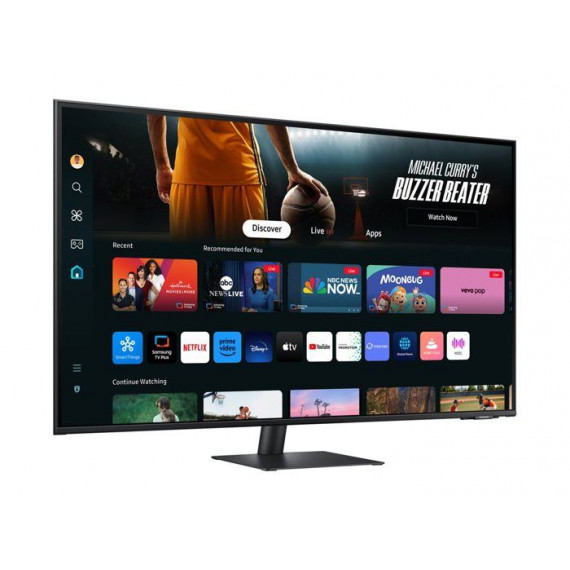 Moniteur PC - Samsung - LS43DM702UUXEN - 43 - Flat - UHD 4K 3840x2160 - 60Hz - VA - 4ms - Flat - HDR10 - 300cd/m2 - Smart - 5…