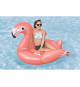 Bouée a chevaucher - Bestway - Flamant rose - 168 x 120 cm