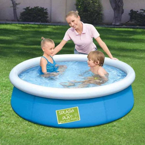 Piscine Gonflable - Bestway - My First Pool - Ø152x38 cm - Tri-tech - 477 L