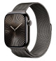 Apple Watch Series 10 GPS + Cellular - 46mm - Boîtier Slate Titanium - Bracelet Slate Milanese Loop - M/L