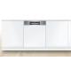 Lave-vaisselle semi-encastrable BOSCH SMI2HTS02E SER2 - 13 couverts - Induction - L60cm - 46 dB - Acier Brossé