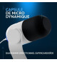 Microphone Logitech G Yeti GX gaming RVB dynamique avec LIGHTSYNC pour PC/Mac - Blanc