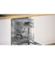 Lave-vaisselle semi-encastrable BOSCH SMI6ZCS10E SER6 - 14 couverts - Induction - L60cm - 40 dB - Classe B - Acier Brossé