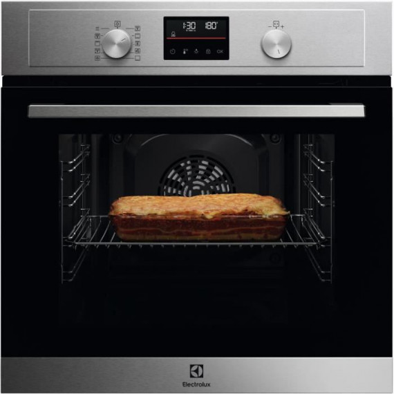 Four encastrable multifonction pyrolyse - ELECTROLUX - COH4P06BX3 - Inox - Anti-trace - Porte froide 4 verres - 59 x 59,4 x 5…