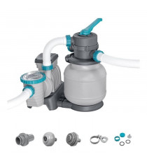 Filtre a sable / pompe de filtration pour piscine jusqu'a 42 m3- Bestway - 6 056 L/h - Avec préfiltre