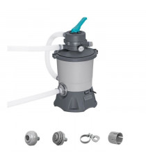 Filtre a sable / pompe de filtration pour piscine jusqu'a 18 m3- Bestway - 3 596 L/h - Avec préfiltre