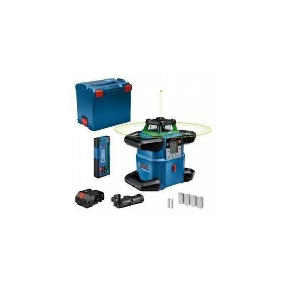 Laser rotatif Bosch Professional GRL 650 CHVG avec piles, cellule de réception, support de fixation, en L-Boxx - 0601061V01