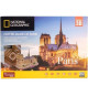 Puzzle 3D - Notre Dame De Paris - Jeu de construction - EXPLORA - 128 pieces - Des 8 ans