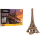 Puzzle 3D - Tour Eiffel - Jeu de construction - EXPLORA - 80 pieces - Des 8 ans