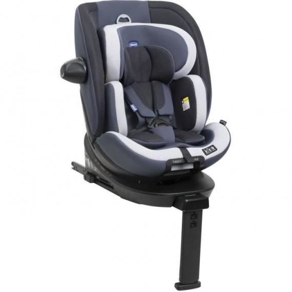 Siege-auto - CHICCO - EVERONE - Groupe 0/1/2/3 - I-Size - Pivotant - Inclinable - Réducteur - Silver