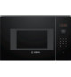 Micro-ondes simple encastrable -BOSCH SER4 - BFL523MB1F - Noir - 7 programmes auto - 38,2 x 59,4 x 31,7 cm